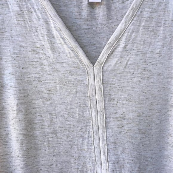 Old Navy | White Tee with Sparkle Detail | Size L - Picture 3 of 3